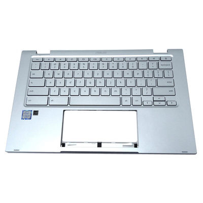 90NX02G1-R31US0 아수스 크롬북 14 C433TA/플립 C433 손바닥 받침대 키보드 상단 케이스 실버